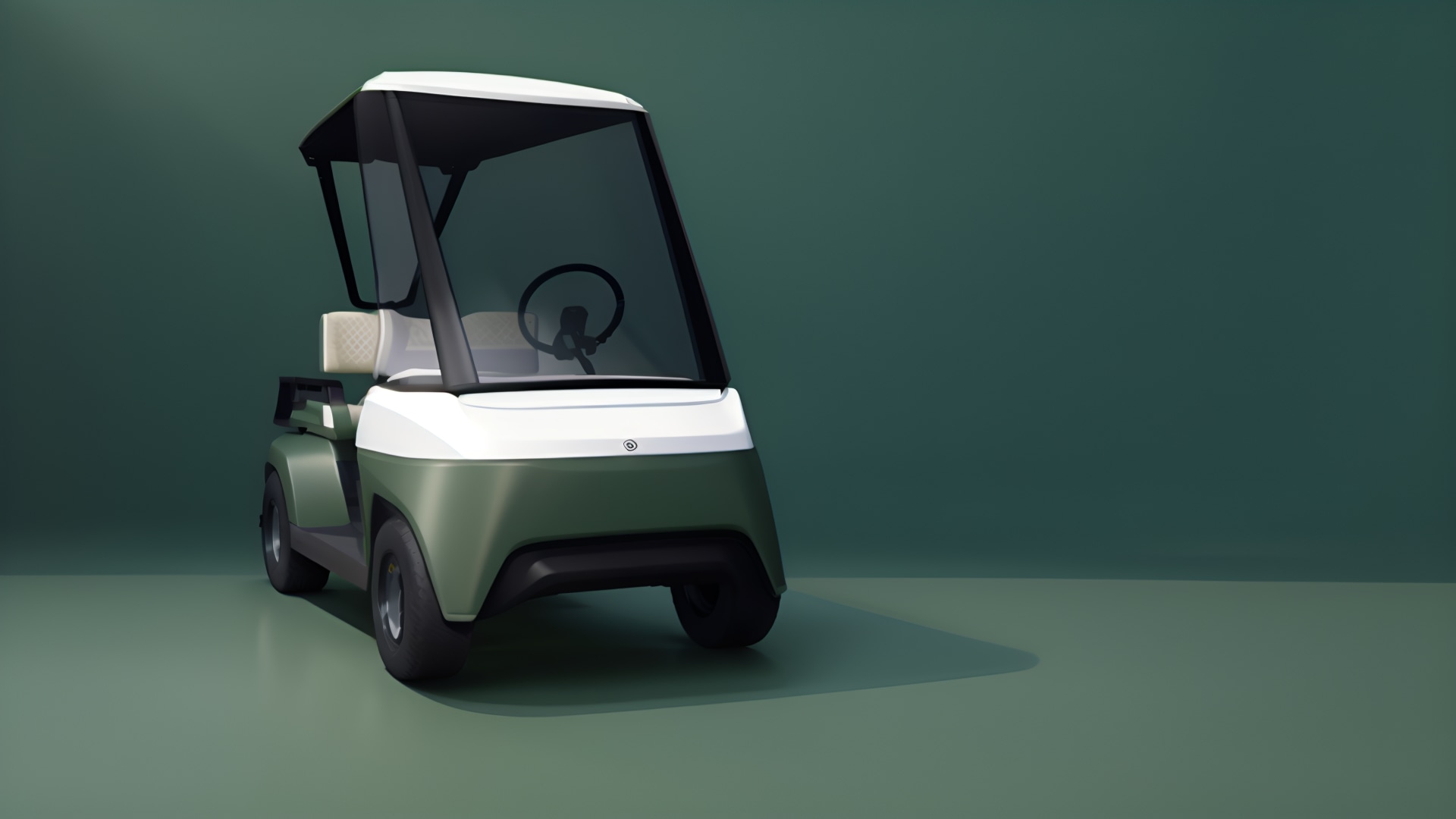 microvehicle, golf cart, front view, perspective, product design, futuristic design (3)